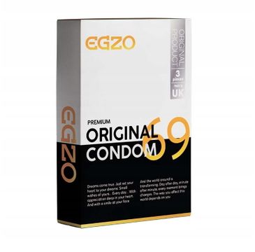 Egzo Traditional Condom prezerwatywy Original (3 szt.)