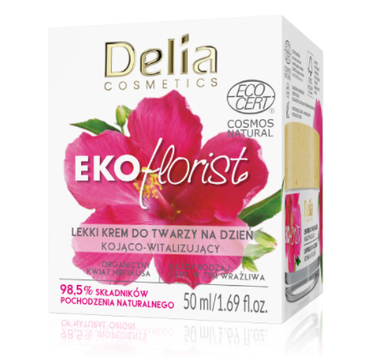 Delia EKOflorist Lekki krem do twarzy na dzień kojąco-witalizujący (50 ml)