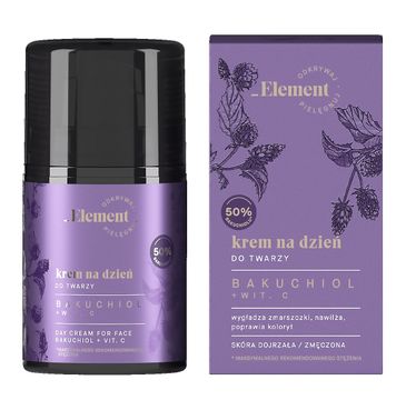 Element Krem do twarzy na dzień, bakuchiol + wit. C (50 ml)