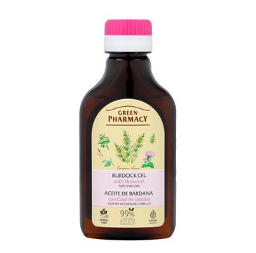 Green Pharmacy olejek łopianowy ze skrzypem polnym przeciw wypadaniu włosów (100 ml)