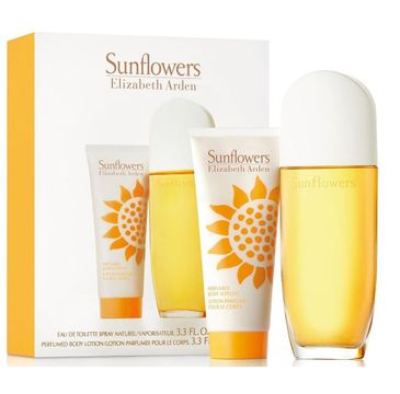 Elizabeth Arden Sunflowers zestaw woda toaletowa spray 100ml + balsam do ciała 100ml