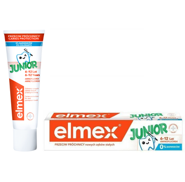 Elmex Junior pasta do zębów dla dzieci w wieku 6-12 lat (75ml)