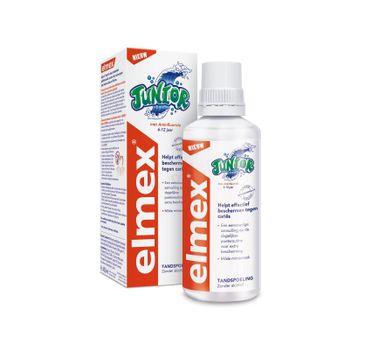 Elmex Junior Płyn do płukania jamy ustnej dla dzieci 6-12 lat 400 ml