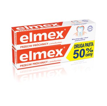 Elmex pasta do zębów + druga za 50% ceny 75 ml x 2