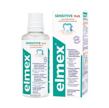 Elmex – Płyn do płukania jamy ustnej Sensitive Plus  (400 ml)