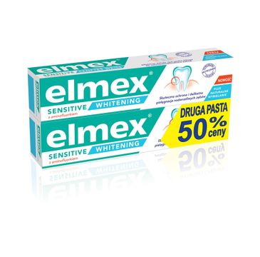 Elmex Sensitive Whitening pasta do zębów wybielająca 75 ml x 2