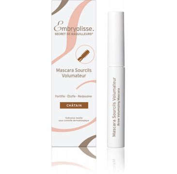 Embryolisse Brow Volumizing Mascara pogrubiająca maskara i pielęgnujące serum do brwi 2w1 Light Brown (5 ml)