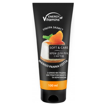 Energy Of Vitamins Krem do rąk i paznokci Mango Panna Cotta (100 ml)