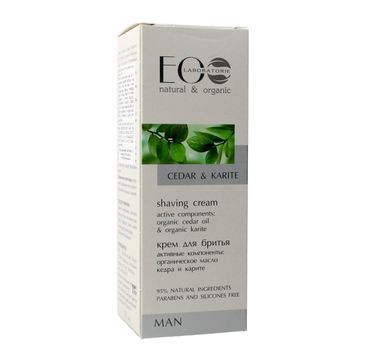 EO Laboratorie Man krem do golenia Cedr i Masło Shea (150 ml)