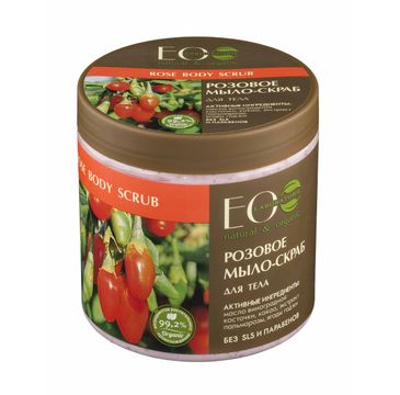 EO Laboratorie różowe mydło-scrub do ciała (450 ml)