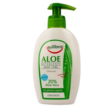 Equilibra Aloe Detergente Mani Viso aloesowy żel oczyszczający do twarzy i rąk (300 ml)