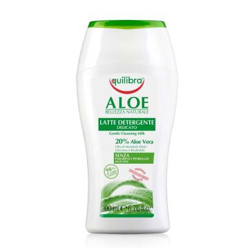 Equilibra Aloe Gentle Cleansing Milk aloesowe łagodne mleczko do demakijażu 200ml