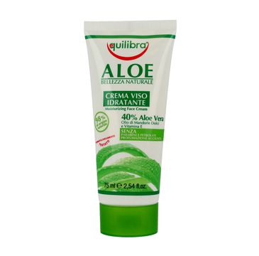 Equilibra Aloe krem do twarzy nawilżająco-kojący (75 ml)