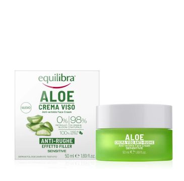 Equilibra Aloe Anti-Wrinkle Face Cream aloesowy krem przeciwzmarszczkowy efekt wypełnienia (50 ml)