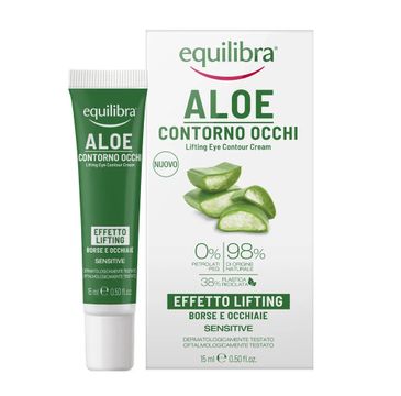 Equilibra Aloe Lifting Eye Contour Cream aloesowy liftingujący krem pod oczy 15ml