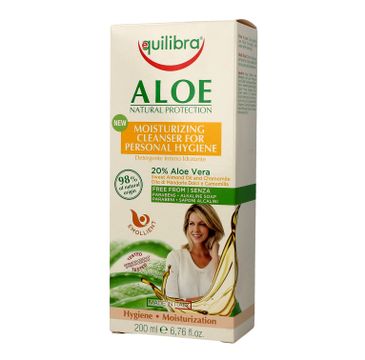 Equilibra Aloe Natural Protection żel do higieny intymnej nawilżający (200 ml)