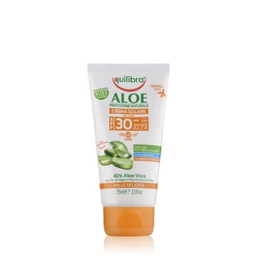 Equilibra Aloe Sun Cream SPF30 aloesowy krem przeciwsłoneczny (75 ml)