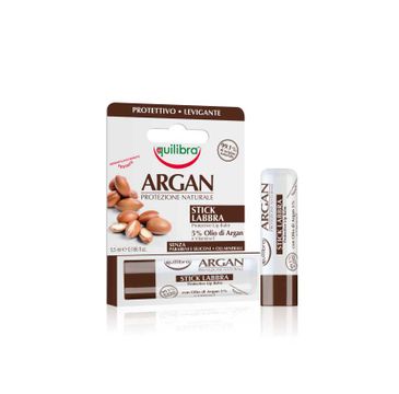 Equilibra Argan Protective Lip Balm ochronno-wygładzający balsam do ust w sztyfcie (5.5 ml)
