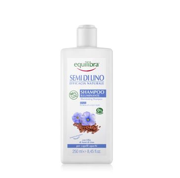 Equilibra Illuminate Shampoo rozświetlający szampon do włosów z siemieniem lnianym (250 ml)