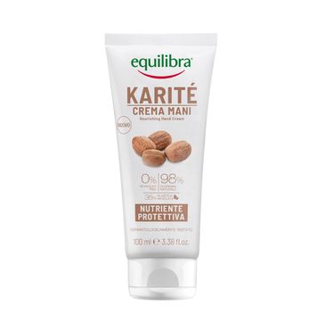 Equilibra Karite Nourishing Hand Cream krem do rąk z masłem Shea (100 ml)