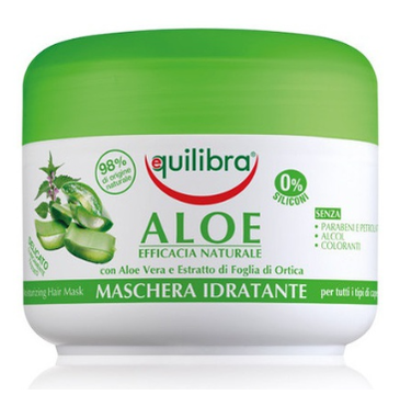 Equilibra Maska nawilżająca do włosów Aloe Vera (200 ml)