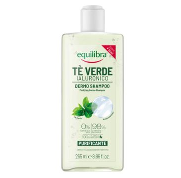 Equilibra Purifying Dermo Shampoo oczyszczający szampon z zieloną herbatą i kwasem hialuronowym 265ml