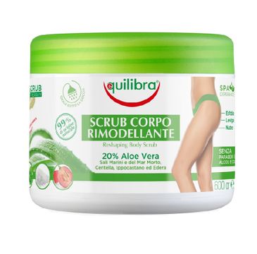 Equilibra Sculpting Body Scrub modelujący peeling do ciała z solą Morza Martwego (600 g)