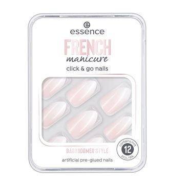 Essence French Manicure Click & Go Nails sztuczne paznokcie 02 Babyboomer Style (12 szt.)