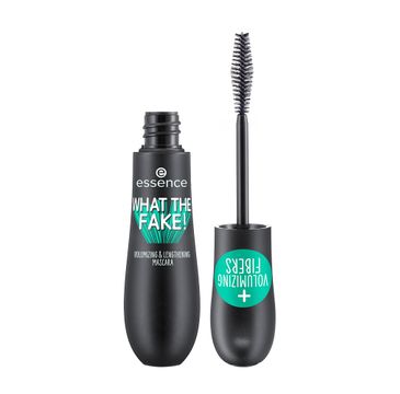 Essence What The Fake! Volumizing & Lengthening Mascara wydłużająco-pogrubiający tusz do rzęs 01 Black 16ml