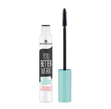 Essence You Better Work! Length Definition Mascara wydłużający tusz do rzęs Black (10 ml)