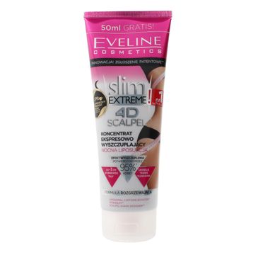 Eveline 4D Slim Extreme Scalpel – koncentrat ekspresowo wyszczuplający – nocna liposukcja (250 ml)
