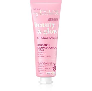 Eveline Beauty & Glow ochronny krem wzmacniający do rąk (50 ml)