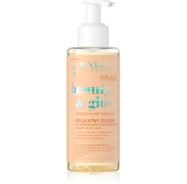 Eveline beauty&glow lekki olejek do demakijażu i oczyszczania twarzy (145 ml)