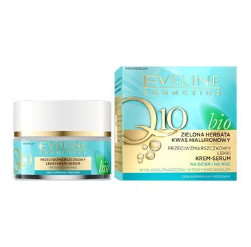 Eveline Bio Q10 przeciwzmarszczkowy lekki krem-serum na dzień i noc (50 ml)