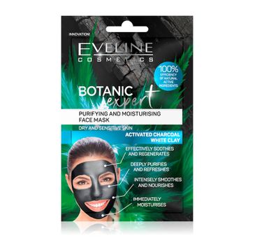 Eveline Botanic Expert – maseczka do twarzy nawilżająco – oczyszczająca (2 x 5 ml)