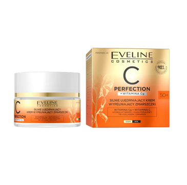 Eveline Cosmetics C-Perfection silnie ujędrniający krem wypełniający zmarszczki 50+ (50 ml)