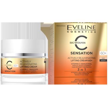 Eveline C Sensation aktywnie odmładzający krem liftingujący 60+ (50 ml)