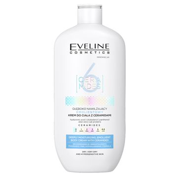 Eveline Cosmetics 6 Ceramides głęboko nawilżający emolientowy krem do ciała (350 ml)