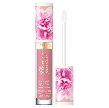 Eveline Cosmetics Flower Garden kremowy błyszczyk do ust 01 (4.5 ml)