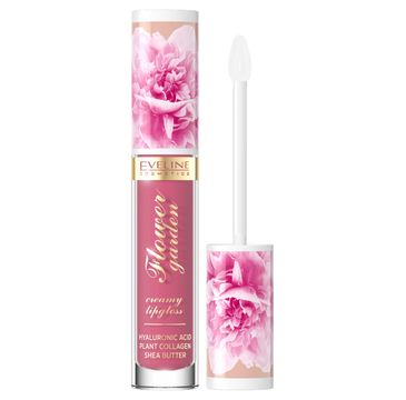 Eveline Cosmetics Flower Garden kremowy błyszczyk do ust 03 (4.5 ml)