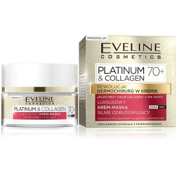 Eveline Platinum & Collagen – krem silnie odbudowujący na dzień i noc 70+ (50 ml)