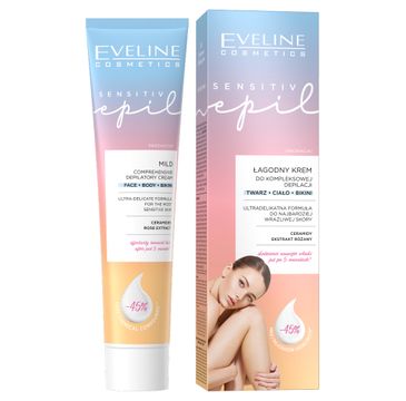 Eveline Cosmetics Sensitive Epil łagodny krem do kompleksowej depilacji (125 ml)