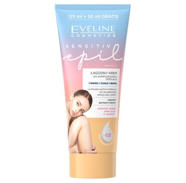 Eveline Cosmetics Sensitive Epil łagodny krem do kompleksowej depilacji (175 ml)