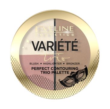 Eveline Cosmetics Variete paleta do konturowania twarzy 02 Medium (10 g)