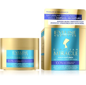 Eveline Egyptian Miracle krem-ratunek do twarzy, ciała i włosów (40 ml)