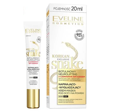 Eveline Exclusive Snake napinająco-wygładzający krem-maska pod oczy i na powieki 50+/70+ (20 ml)