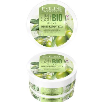 Eveline Extra Soft Bio Olive intensywnie regenerujący krem do twarzy i ciała (200 ml)