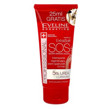 Eveline Extra Soft SOS – intensywnie regenerujący krem-opatrunek do rąk (100 ml)