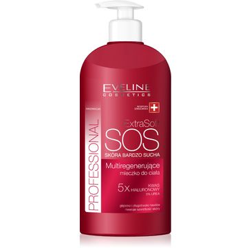 Eveline Extra Soft SOS – multiregenerujące mleczko do ciała (350 ml)