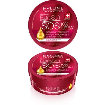 Eveline Extra Soft SOS – specjalistyczny krem  intensywnie regenerujący do twarzy i ciała (175 ml)